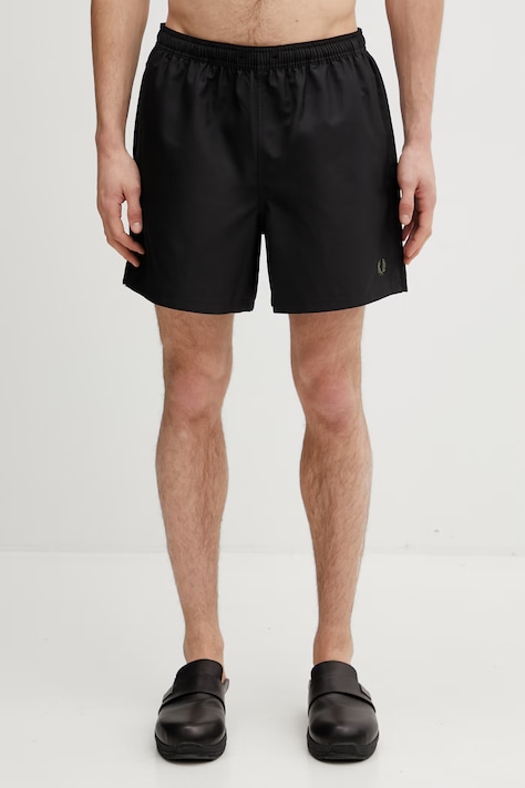 Fred Perry szorty kąpielowe kolor czarny S2303