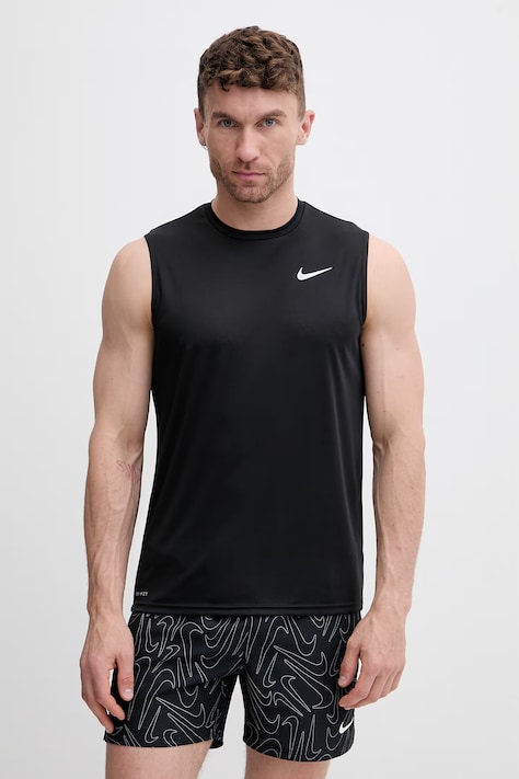 Nike top kąpielowy męski czarny NESSA585