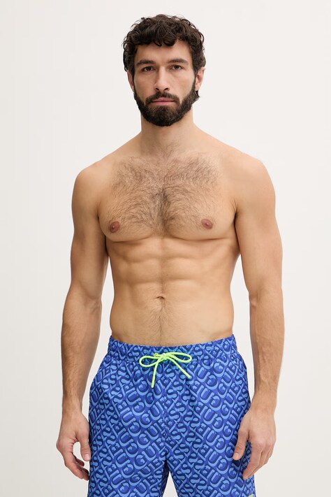 Guess szorty kąpielowe męskie niebieskie F6GT27 WG2A2