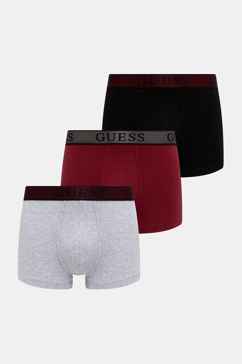 Guess bokserki męskie bawełniane z elastanem JOE 3-pack multicolor U5BG13 K6YW1
