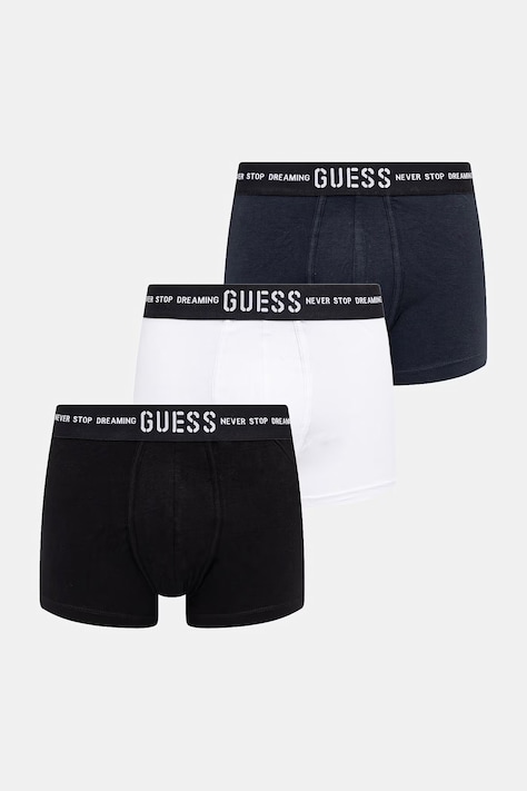 Guess bokserki męskie ANDREW 3-pack czarne U6GG46 K6YW1