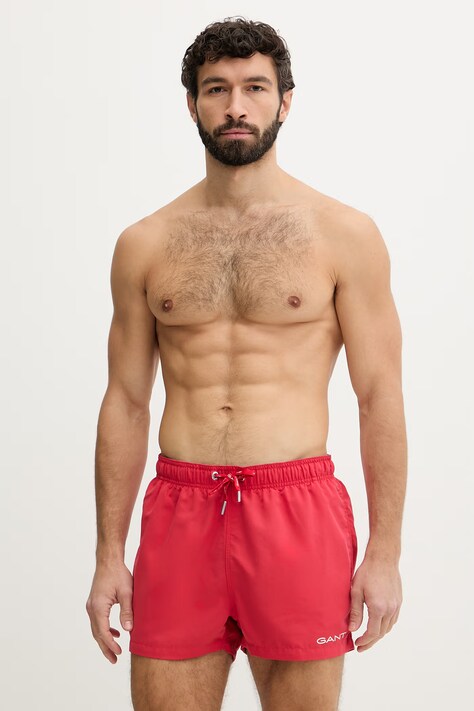 Gant spodenki do pływania męskie czerwone 920006500