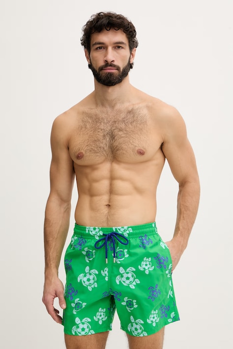 Vilebrequin szorty kąpielowe męskie MOOREA zielone MOOEB135