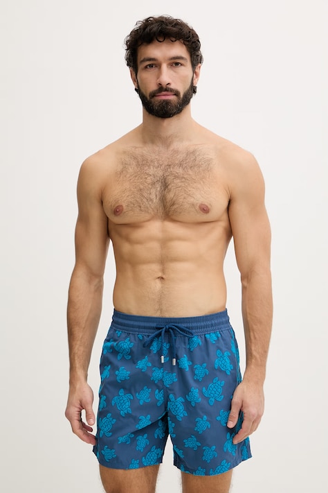 Vilebrequin szorty kąpielowe męskie MOOREA niebieskie MOOED236