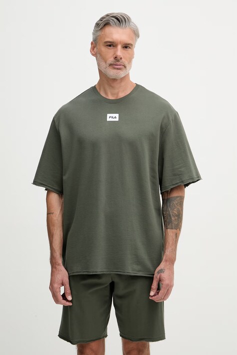 Fila piżama dwuczęściowa męska bawełniana zielona FPS1240