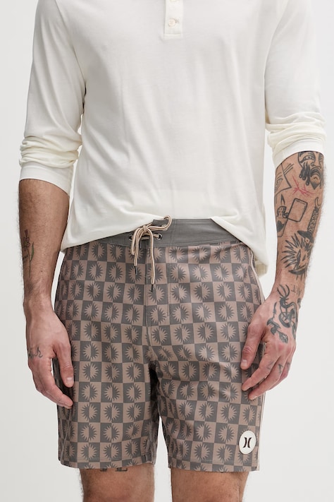 Hurley szorty kąpielowe męskie brązowe HSP26MMBS09030