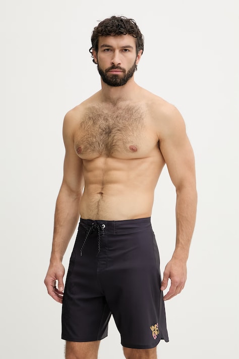 Hurley σορτς μαγιό ανδρικά PHANTOM μαύρα MBEU00018