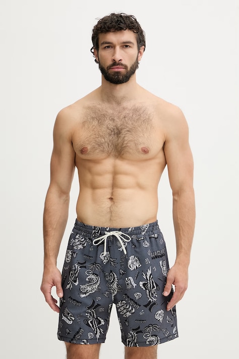 Hurley σορτς μαγιό Ανδρικά VOLLEY FLEX γκρί MBEU00012