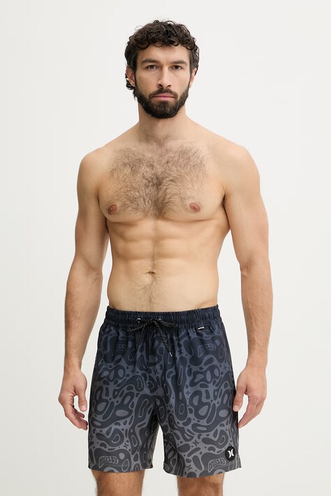 Hurley szorty kąpielowe męskie VOLLEY FLEX czarne MBEU00013