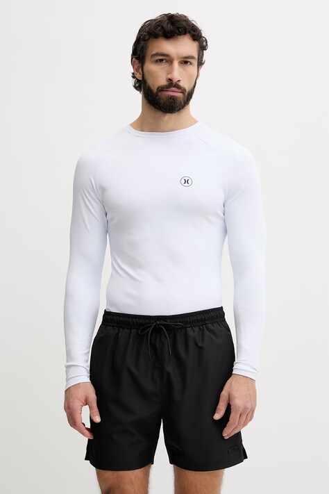 Hurley longsleeve kąpielowy męski biały MLEU00008