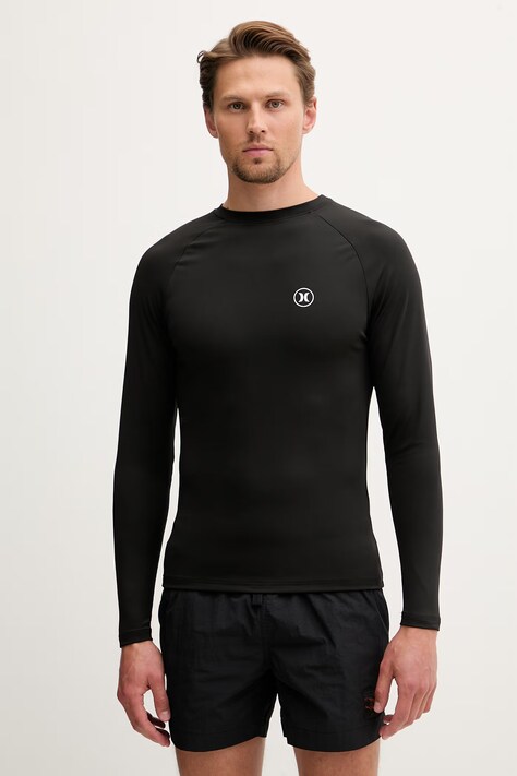 Hurley longsleeve kąpielowy męski czarny MLEU00008