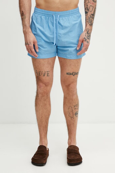 MM6 Maison Margiela szorty kąpielowe męskie niebieskie MYBM40130