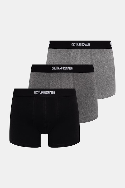 CR7 Cristiano Ronaldo bokserki męskie z bawełną 4-pack czarne 8104-49-2506