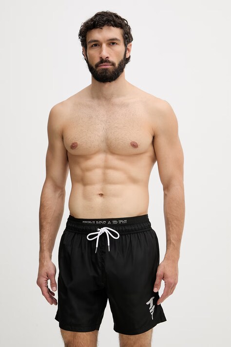 Trussardi szorty kąpielowe męskie czarne TRU26MBM05