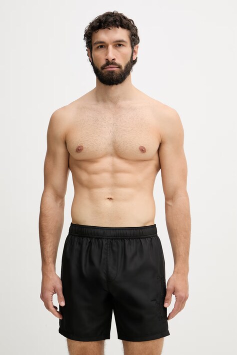 Trussardi szorty kąpielowe męskie czarne TRU26MBM03