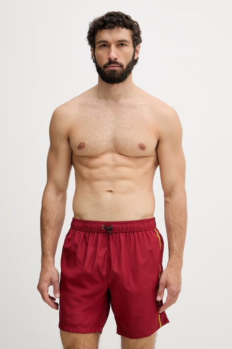 Trussardi szorty kąpielowe męskie czerwone TRU26MBM02
