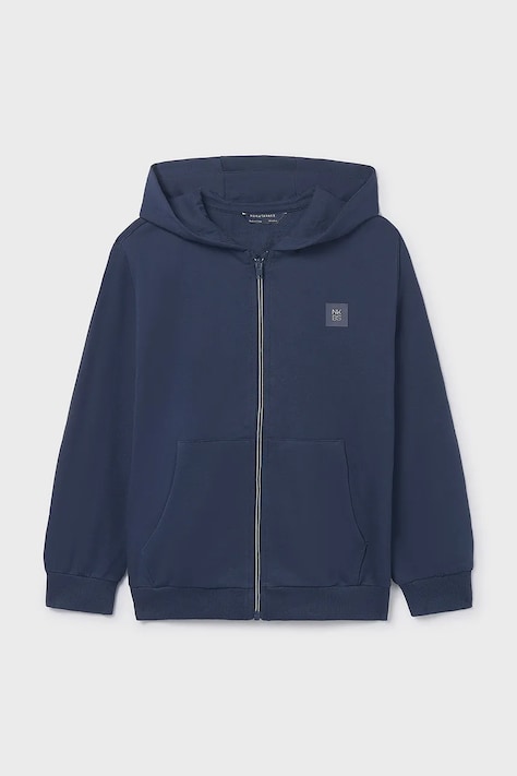 Mayoral bluza dziecięca kolor granatowy z kapturem gładka 804