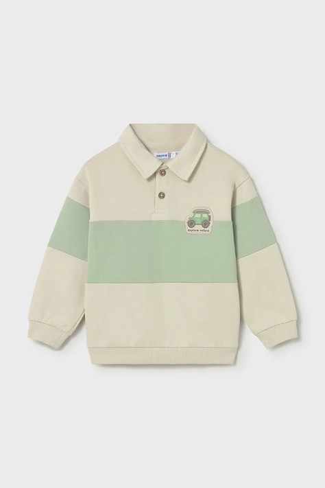 Dječja dukserica Mayoral boja: bež, s uzorkom, 1401