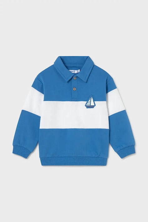 Детски суичър Mayoral в синьо с десен 1401