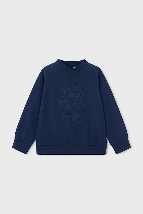 Детски суичър Mayoral в тъмносиньо с принт 3434
