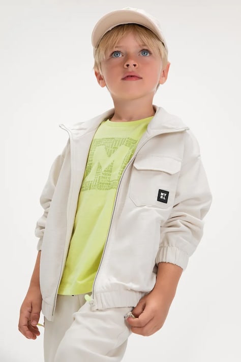 Παιδική μπλούζα Mayoral χρώμα: μπεζ, 3441