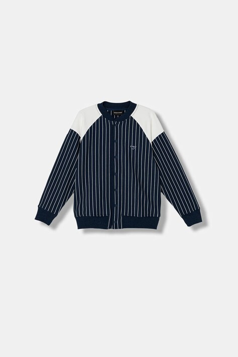 Emporio Armani bluza bawełniana dziecięca kolor granatowy wzorzysta EB001002 AF21874