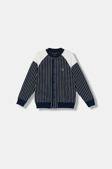 Emporio Armani bluza bawełniana dziecięca kolor granatowy wzorzysta EB001002 AF21874