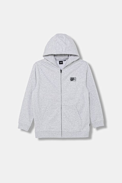 Vans bluza dziecięca kolor szary z kapturem melanżowa VN000RBN1QI1