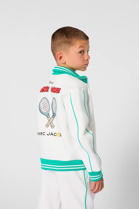 Παιδική μπλούζα Marc Jacobs χρώμα: άσπρο, W60778