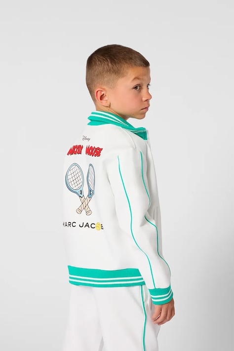 Dječja dukserica Marc Jacobs boja: bijela, s uzorkom, W60778