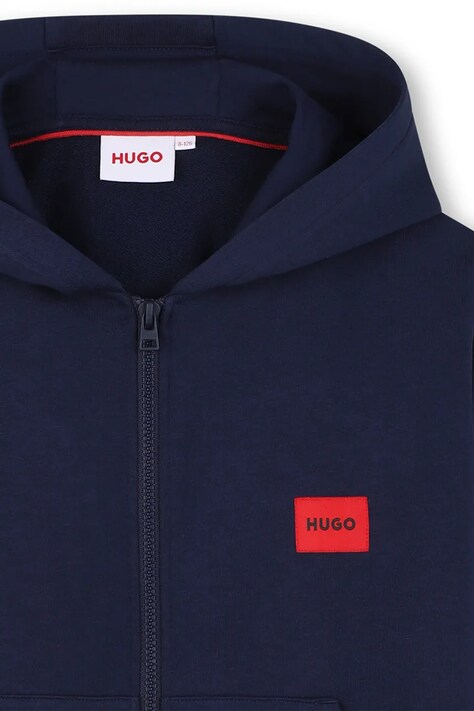 Дитяча кофта HUGO — SS26-BLB05E, темно-синій — фото 3