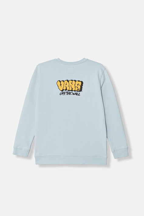 Vans детски памучен суичър синя VN000W06FOA1
