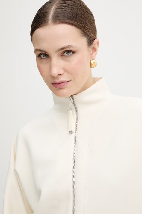 BOSS bluza Ebesya damska kolor biały gładka 50555057