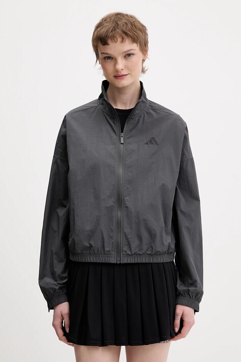 adidas kurtka City Tech kolor szary przejściowa oversize KA1881