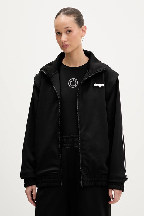 Mikina Hugo Blue Dateam_B čierna farba, jednofarebná, 50554058