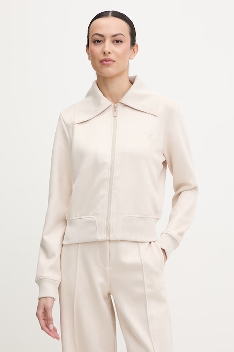 Guess bluza LIA damska kolor beżowy gładka V6RQ04 KCJY2