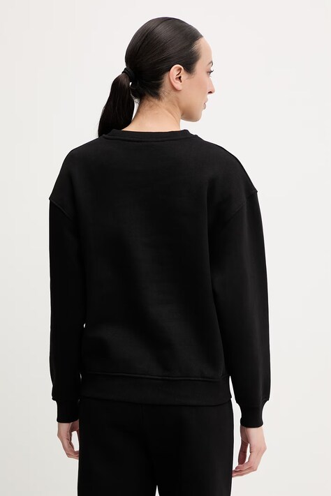 Guess bluza NAT damska kolor czarny gładka V6RQ13 K9V31