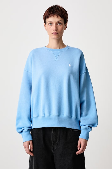 Polo Ralph Lauren Уголемен суичър дамски син 211A98189