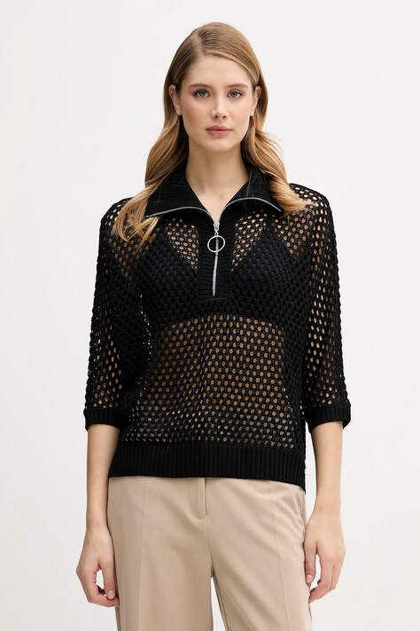 Joseph Ribkoff sweter damski kolor czarny lekki 261634