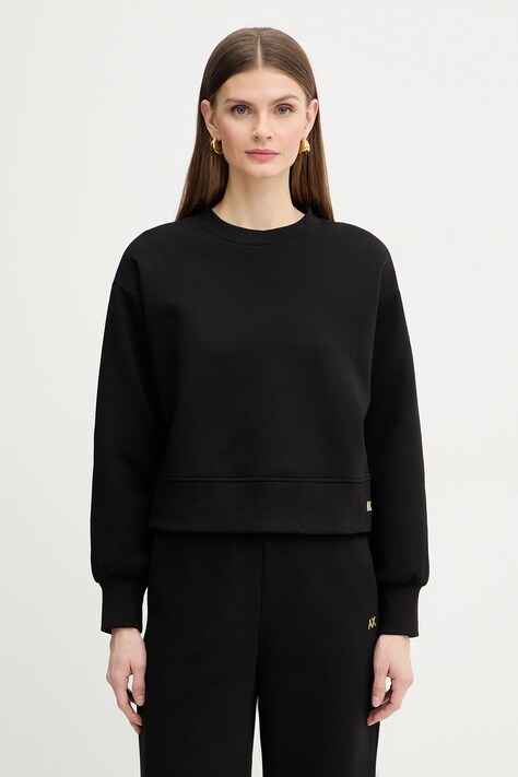 Кофта Armani Exchange колір чорний однотонна XW001828 AF10818
