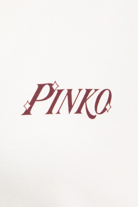 Бавовняна кофта Pinko — SS26-BLD06M, білий — фото 5