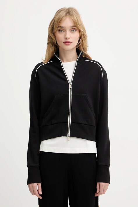 Pinko bluza damska kolor czarny gładka 106347 A34N