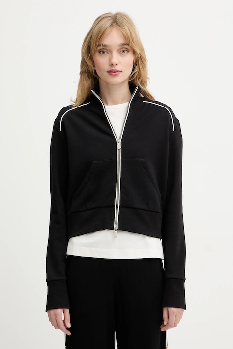 Pinko bluza damska kolor czarny gładka 106347 A34N