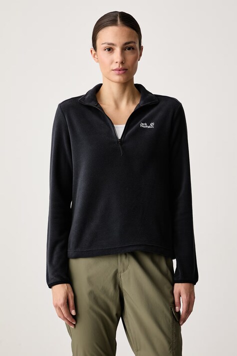 Jack Wolfskin Bluza damska polarowa Taunus 100 czarna A65801