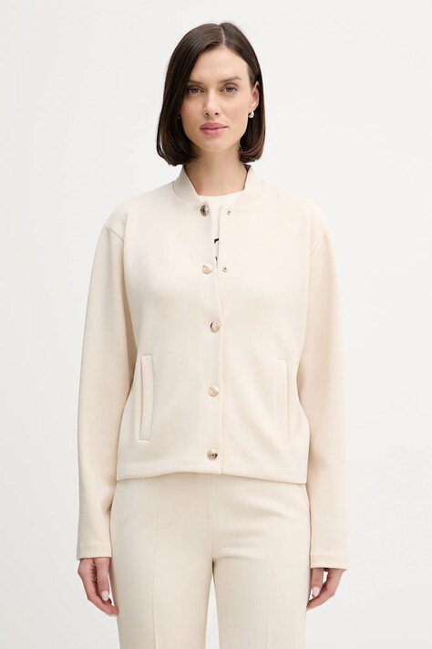 Joop! bluza damska kolor beżowy gładka 30100415