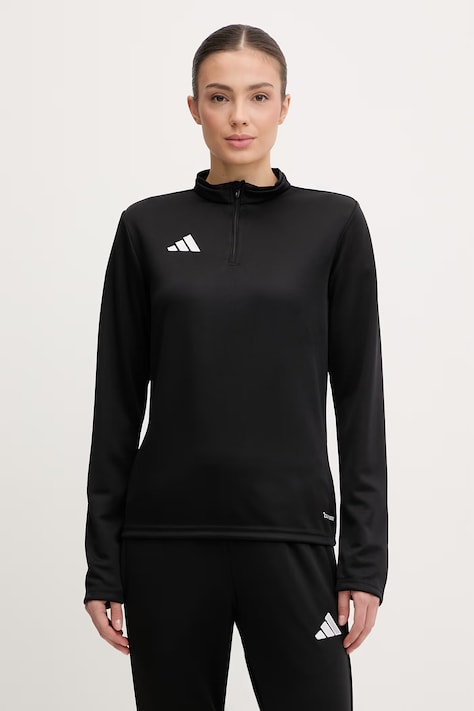 adidas Performance bluza treningowa Entrada26 damska kolor czarny gładka JZ6646