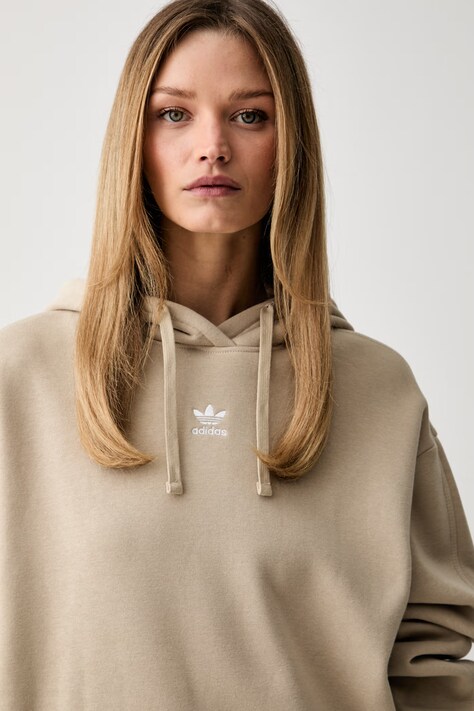 adidas Originals кофта з капюшоном жіноча з бавовною — SS26-BLD08R, бежевий — фото 4