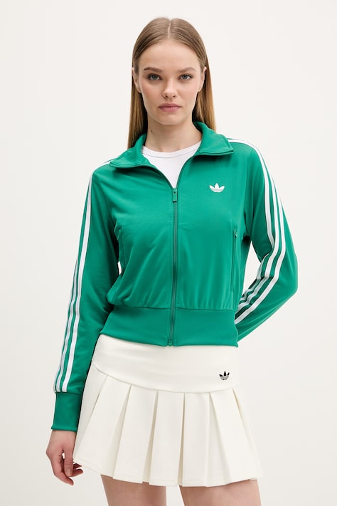 adidas Originals bluza damska kolor zielony z aplikacją KD1333