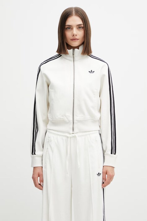 adidas Originals Firebird bluza rozpinana damska beżowa KD2892