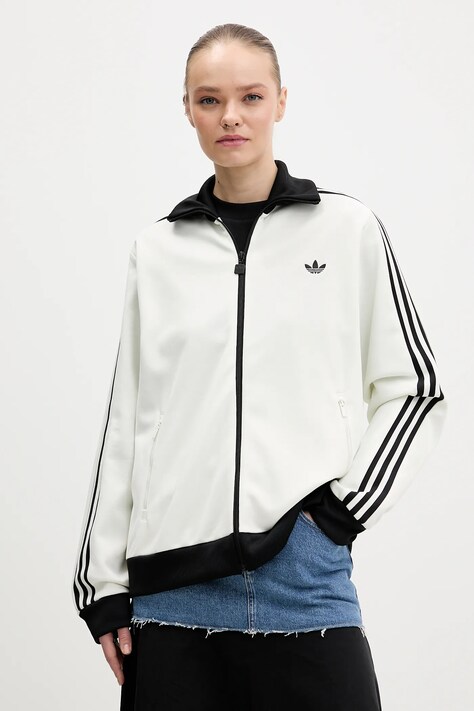 adidas Originals bluza damska kolor beżowy z aplikacją KD3740